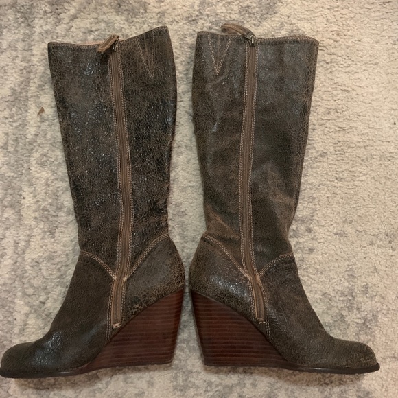 Fossil Caroline Wedge Boots 7 - Picture 4 of 5